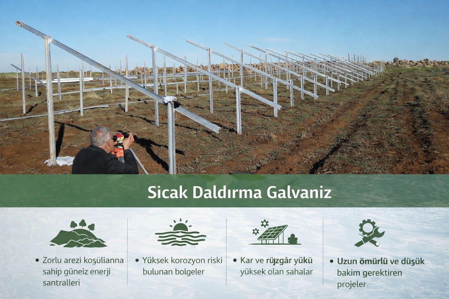 Sıcak Daldırma Galvaniz Konstrüksiyon Sistemleri